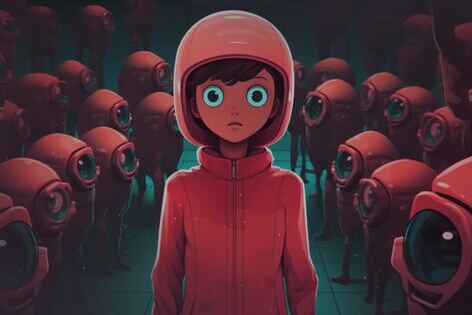 Квест-анимация «Игра в кальмара» от Quest Kids